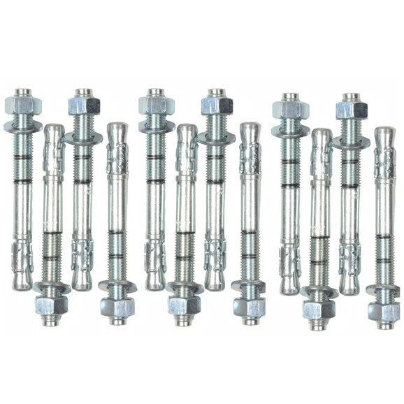 2 Post Lift Floor Anchor Bolts M18 x 160mm x12 E4G 981