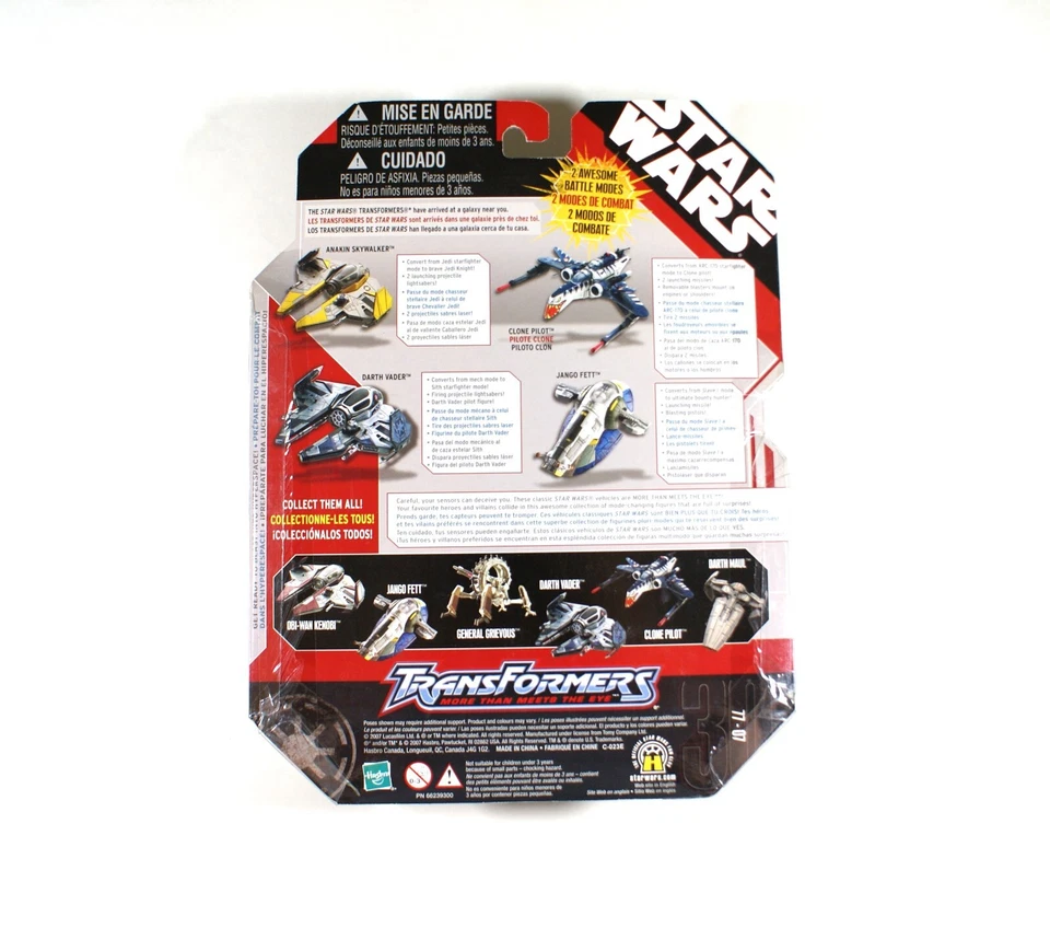 Star Wars Transformers Clone Pilot ARC-170 Factory Sealed Brand New - Image 2 of 4