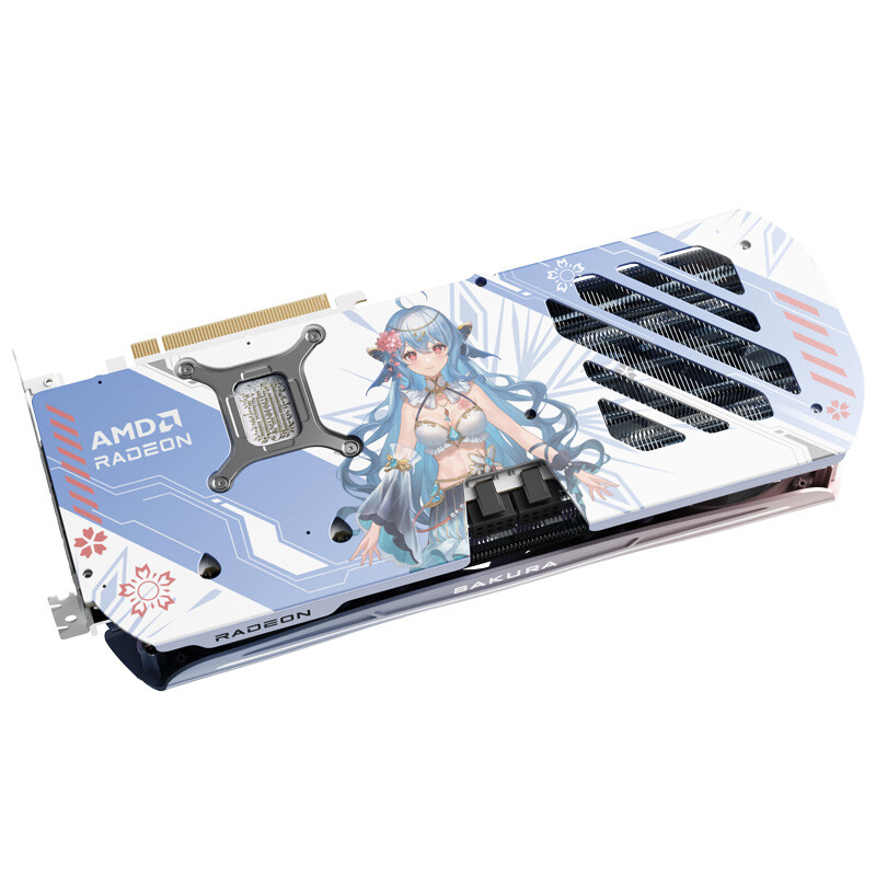 Yeston AMD Radeon RX9070 GRE Sakura 12G Atlantis OC GDDR6 Graphics