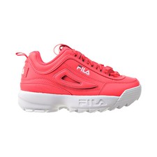 Fila Disruptor II Logo Reveal Big Kids' Shoes Pink-White 3FM01010-669