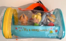 BNWT Disney Parks  'It's A Small World' Boat w/ Disney Characters Bath Toy Set