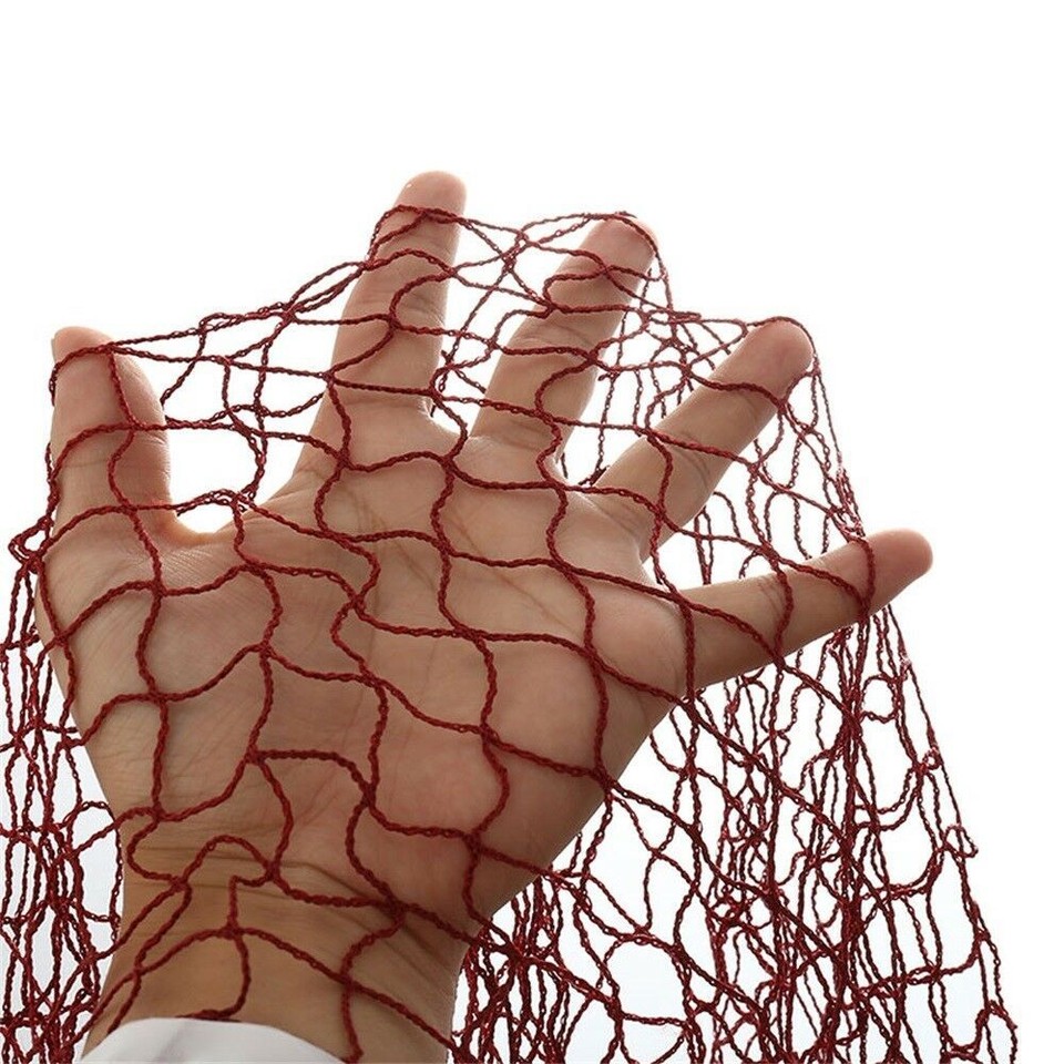 New Badminton Tennis Volleyball Red Net For Beach Garden Indoor Outdoor