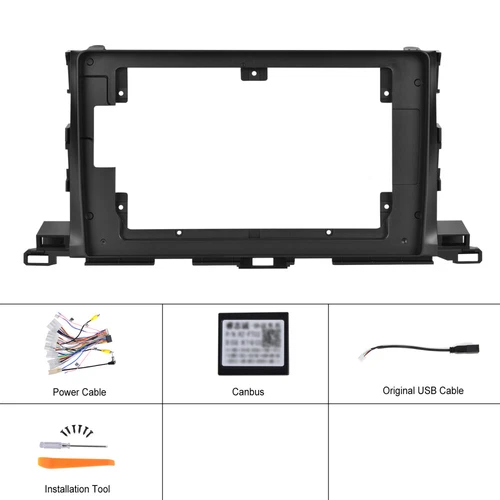 For 2015-2019 Toyota Highlander Carplay Car Stereo Radio Android 12 GPS BT - Picture 16 of 17