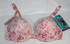 NWT VANITY FAIR EGO boost  1 cup size BRA Convertible FADED SUNSET SPLATTER 34C