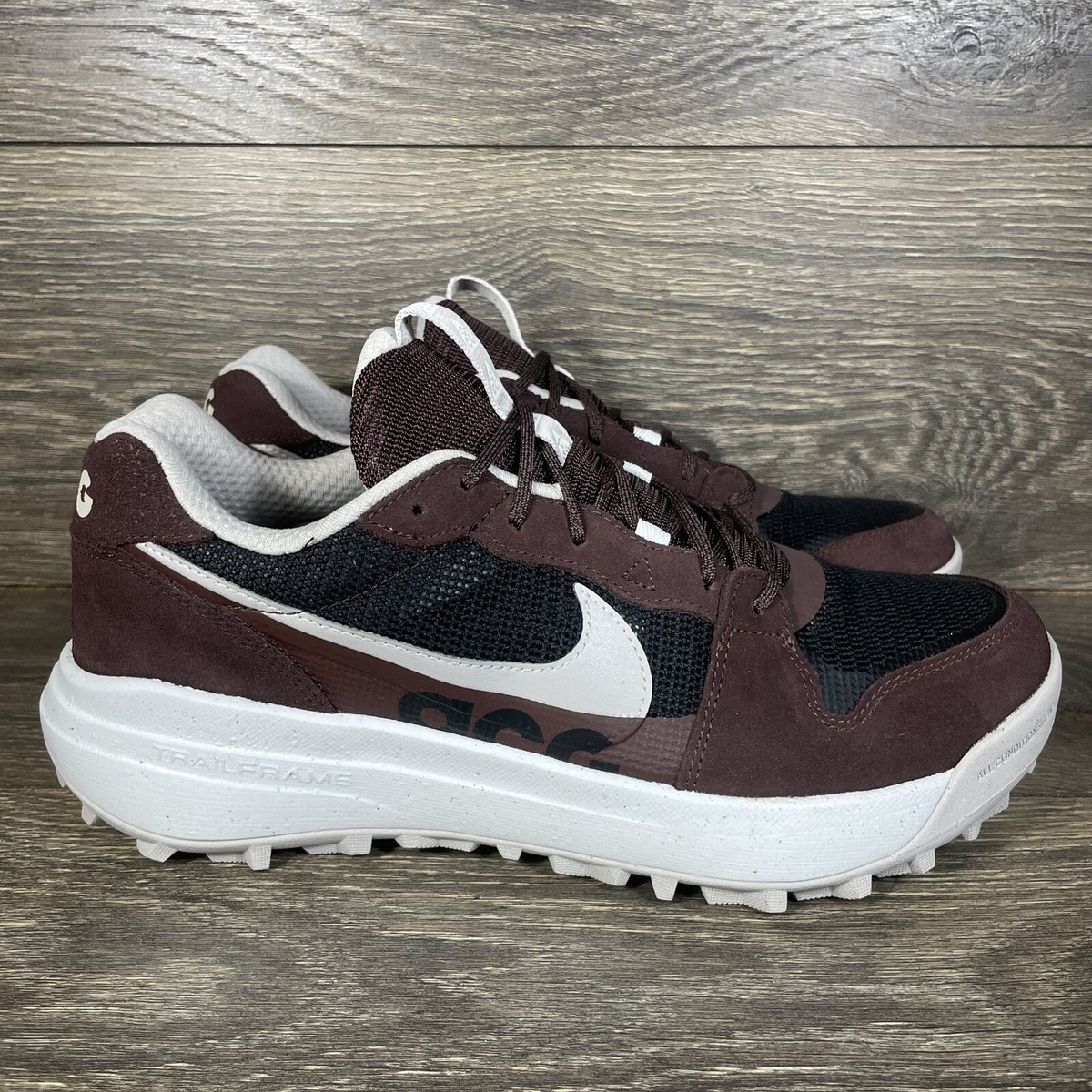 Nike Men's ACG Lowcate Earth Brown Trail Running Hiking Shoes