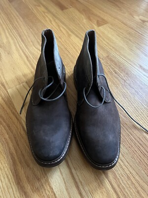 New COLE HAAN Colton Brown Size 8M Men Leather Ankle Chukka 