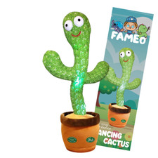 Dancing and Talking Cactus Mimicking Toy - Interactive Singing Sunny Cactus