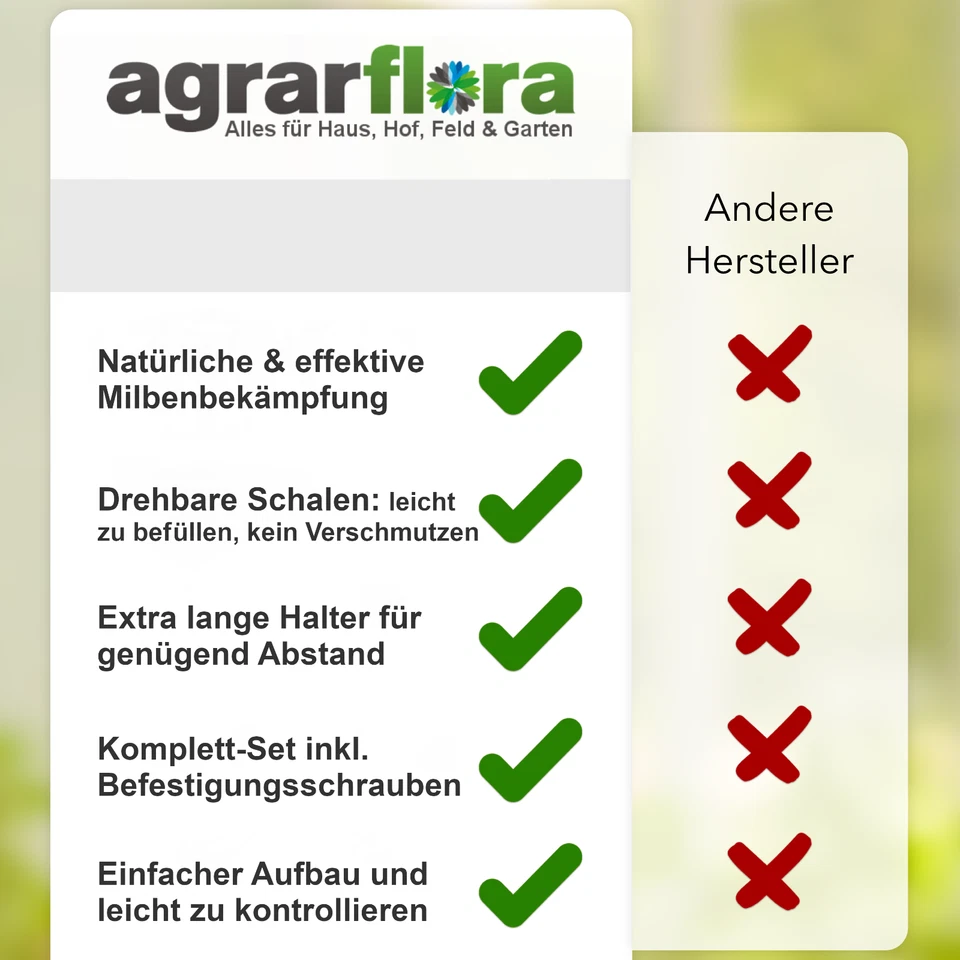 Milbensperre für Hühnerstange, Milbenfalle gegen rote Vogelmilbe, Milbenschutz - Bild 4 von 4