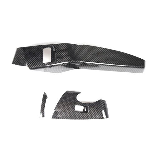 Real Dry Carbon Fiber Full Interior Trim Cover Set Fit For Corvette C7 2014-2019 - Foto 51 di 53