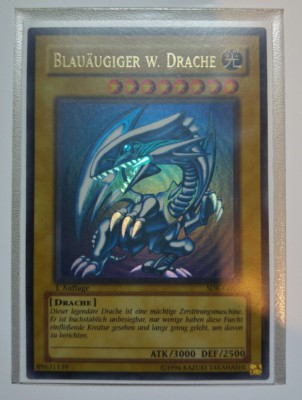LEGENDE - Blauäugiger W. Drache SDK, ERSTE Auflage - Blue-Eyes