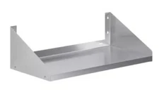 18 in x 36 in Stainless Steel Wall Shelf with Side Guards AMG WS-SG-1836 NEW
