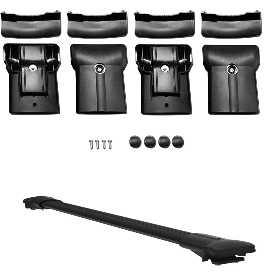 For BMW X3 E83 2003-2010 Roof Racks Cross Bars Carrier 'Black' (OPEN BOX) - Image 4 of 4