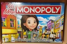 Parker Brothers Hasbro Ms. Mme. Monopoly Bilingual French / English NEW