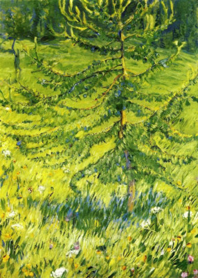 Franz Marc : Larch Sapling : 1908 : Archival Quality Art Print