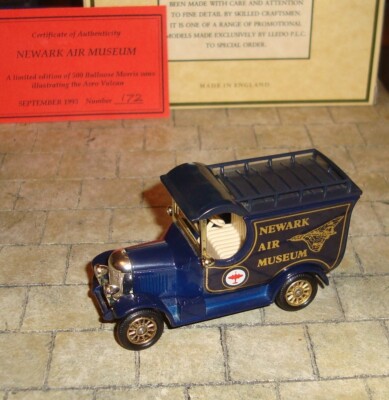 1926 BULL NOSE MORRIS VAN - NEWARK AIR MUSEUM - VULCAN - RARE LTD LLEDO PROMO