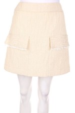 Kristina Ti gonna frange D 42 beige nuova