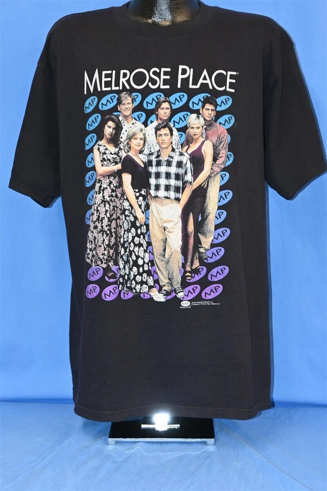 vintage 90s MELROSE PLACE MP SPELLING TELEVISION SOAP OPERA 90210 t-shirt XL - Image 2 of 4