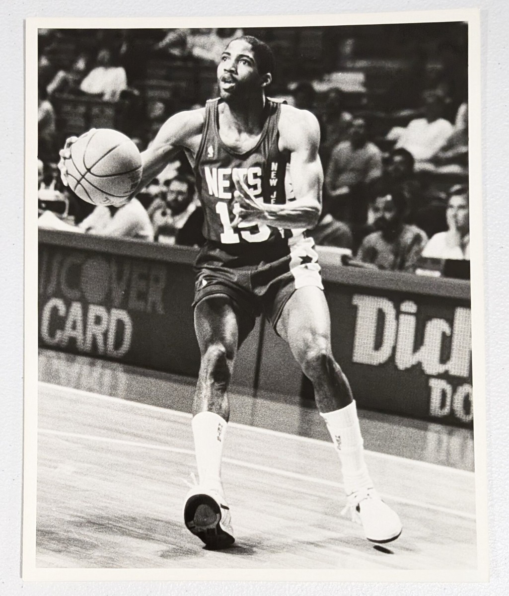 Lester Conner - New Jersey Nets - Type 1 photo - NBA - 1989 by