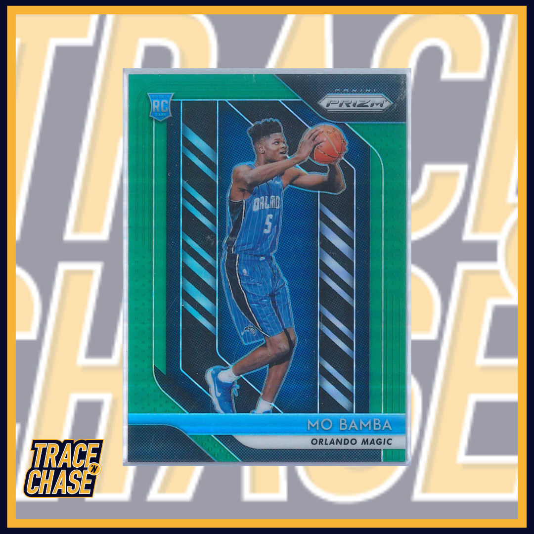 2018-19 Panini Prizm Basketball Mo Bamba Green Prizm #99 RC