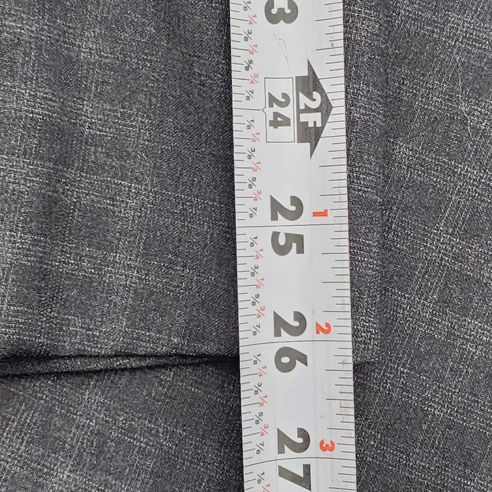 Hugo Boss Blazer Mens Size 44L Gray REDA Itlalian Wool Two Button READ thumbnail 11