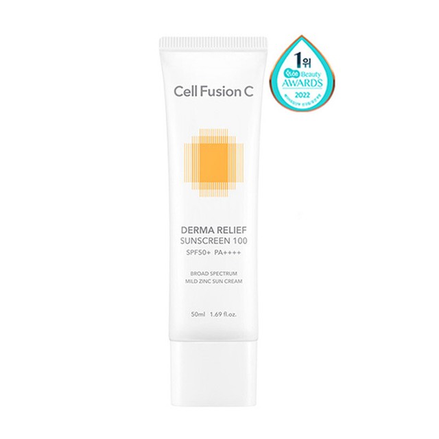 Cell Fusion C Derma Relief Sunscreen 50ml SPF50+/PA++++ Mild Sun Cream Sensitive
