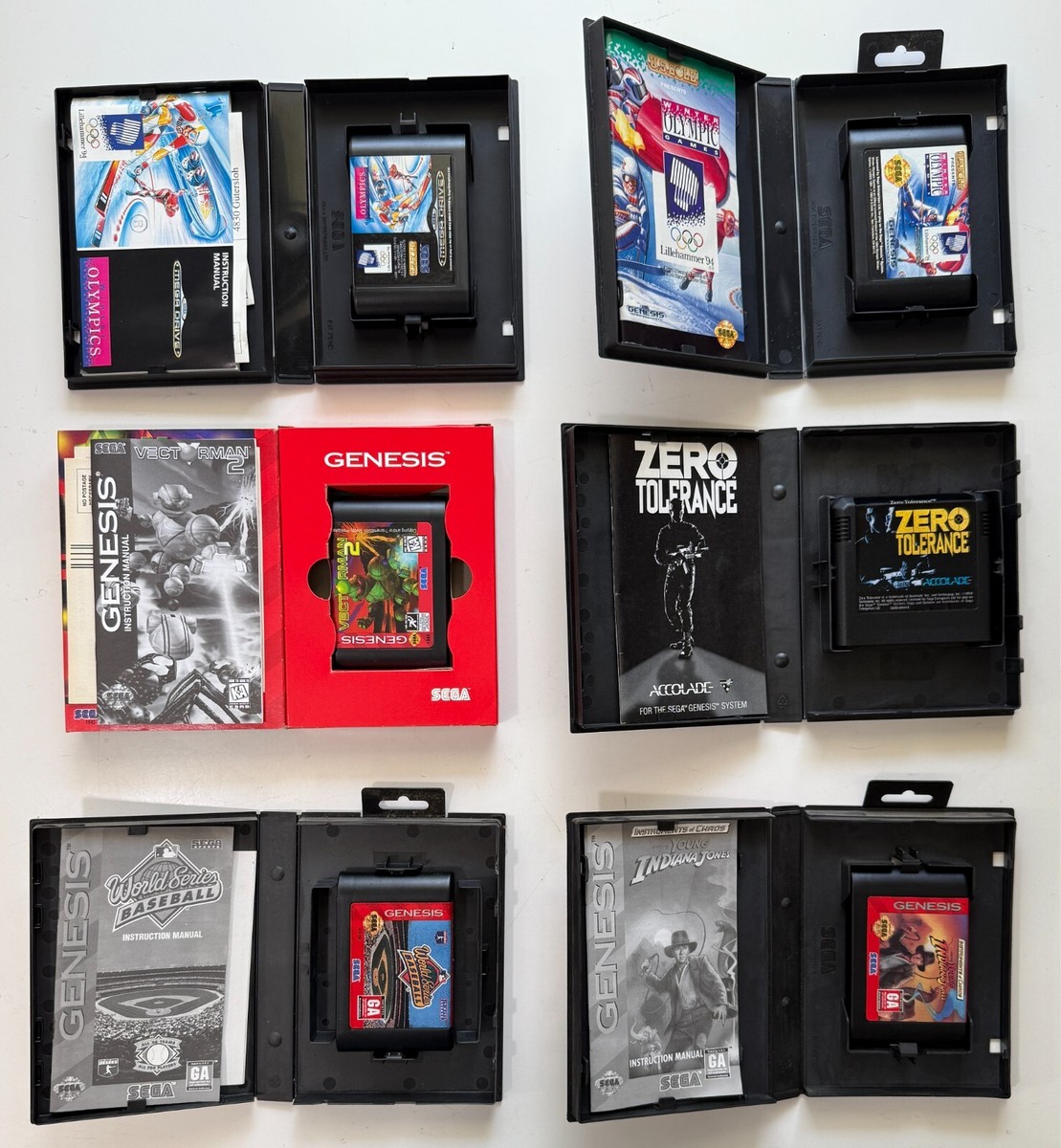 SEGA Genesis & Mega Drive games Lot - Boxed, Wolverine, Wonder Boy