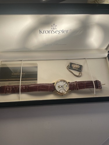 kronsegler Unisex Uhr mit 6 Diamanten Ref.KS715 Glashütte - Bild 2 von 4