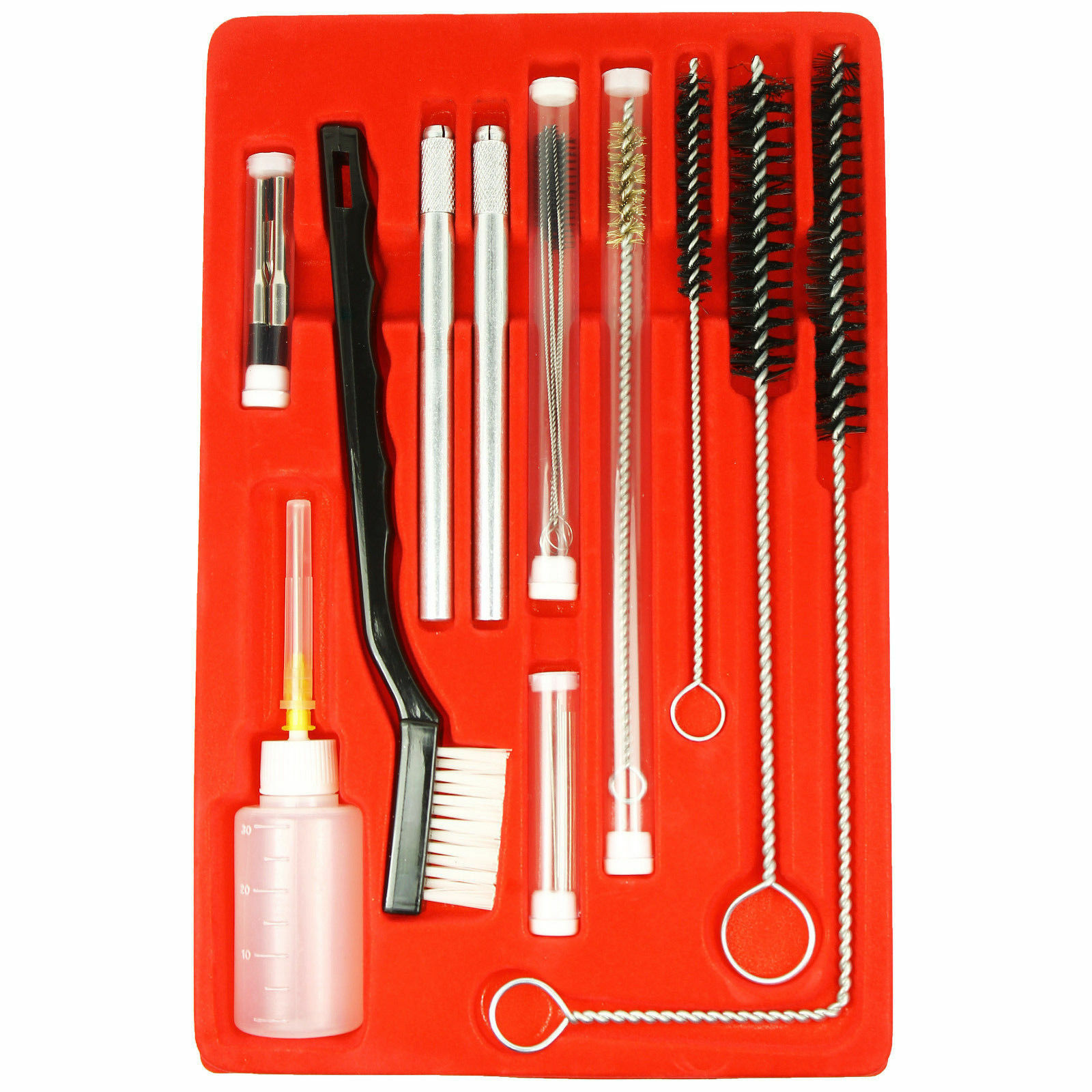Gun Cleaning Kit 23pcs Airbrush Air Spray Gravity Paint Mini HVLP
