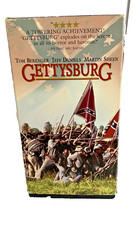 Gettysburg VHS- 1994-2 Tape-Jeff Daniels, Martin Sheen. Preowned