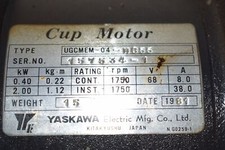 Yaskawa General Purpose Industrial Electric Motors for sale Yaskawa General Purpose Industrial Electric Motors for sale