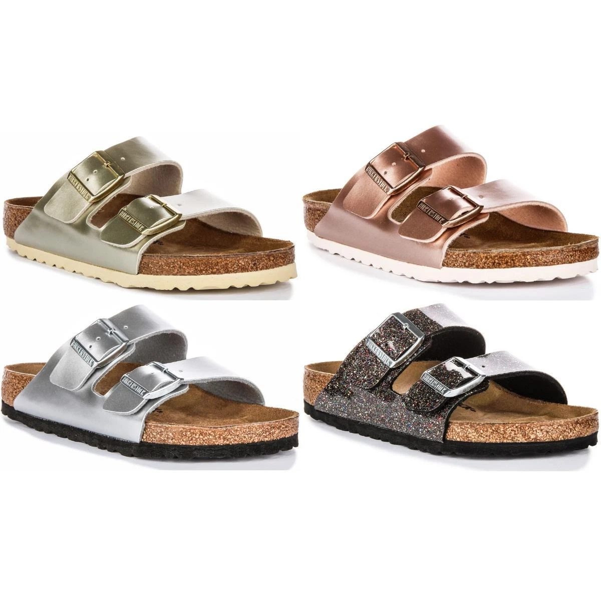 Birkenstock Arizona Kids Bs Electric Metallic Unisex Sandal Copper UK 3 - 6