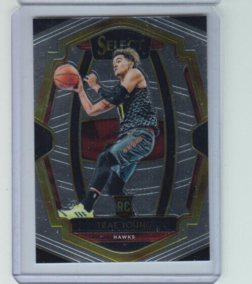 2018-19 Select #142 Trae Young Silver Prizm Premier Level Rookie RC Hawks  MINT