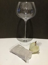 X1 Szklany świecznik łodygowy z piaskiem i świecą