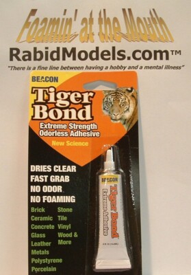 BEACON TIGER BOND GLUE  0.5oz TUBE - strong, no odor - for almost anything!