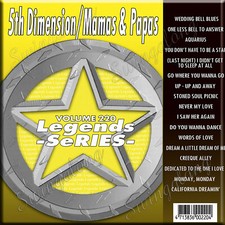 MAMAS  PAPAS 5th DIMENSION/ KARAOKE CD G LEGEND SERIES Vol-220 NEW In PLASTIC