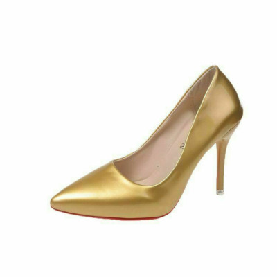 Damen Elegante PU Pumps Lack Stiletto High Heels Schuhe Absatzschuhe Neu Gift DE