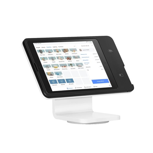 Square Stand for iPad - White Model #S025 POS EComm UNTESTED no