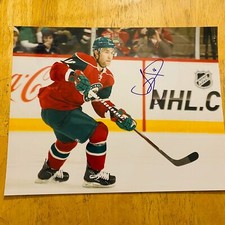 Jason Zucker Minnesota Wild Signed/ Autographed 11x14 Photo