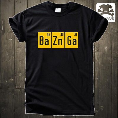 BAZNGA FORMEL COOPER PERIODENSYSTEM BIG BANG THEORY SHELDON THE SERIE FUN SHIRT