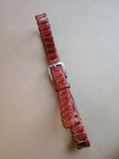 Billy Belts California Western Belt Size 30 Braided Brown Leather Unique