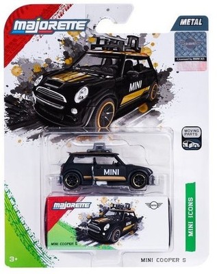 Majorette 8504101005 - Mini Deluxe Cars - Mini Cooper S Schwarz  - Neu