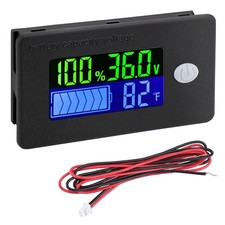 Lithium Battery Meter for 12V to 72V Systems Comprehensive Capacity Tester