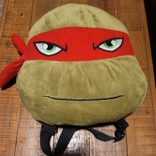 Plush Teenage Mutant Ninja Turtles Raphael Head Backpack