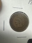 1867 Indian Head Cent Penny VG-F Sharp Strike Scarce Date Strong Detail JC1787