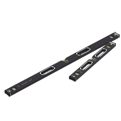 Stabila 196-2 Dark Shadow Wasserwaage Doppelpack Set 61 & 122cm Limited Edition