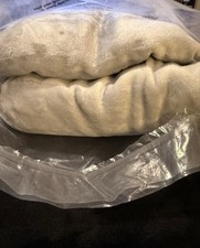 Light Gray Fleece Throw Blanket 76x60