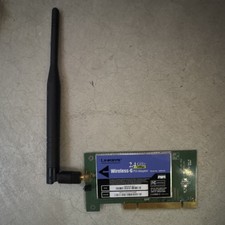 Linksys WMP54G Wireless-G PCI Adapter 2.4GHz 54 Mbps Network Card