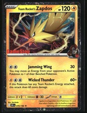 Team Rocket's Zapdos (Gamestop Exclusive) Promo 070/182 NM