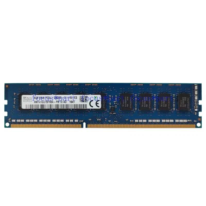 Hynix DDR3/3L PC3-12800E  8GB 1600MHz ECC Unbuffered UDIMM Ram for HP LENOVO lot - Image 2 of 4