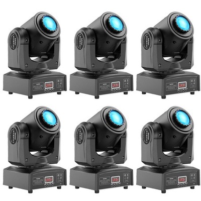 Mini 150W RGBW LED Moving Head Lights GOBO Beam Stage Lighting Disco DJ DMX 512